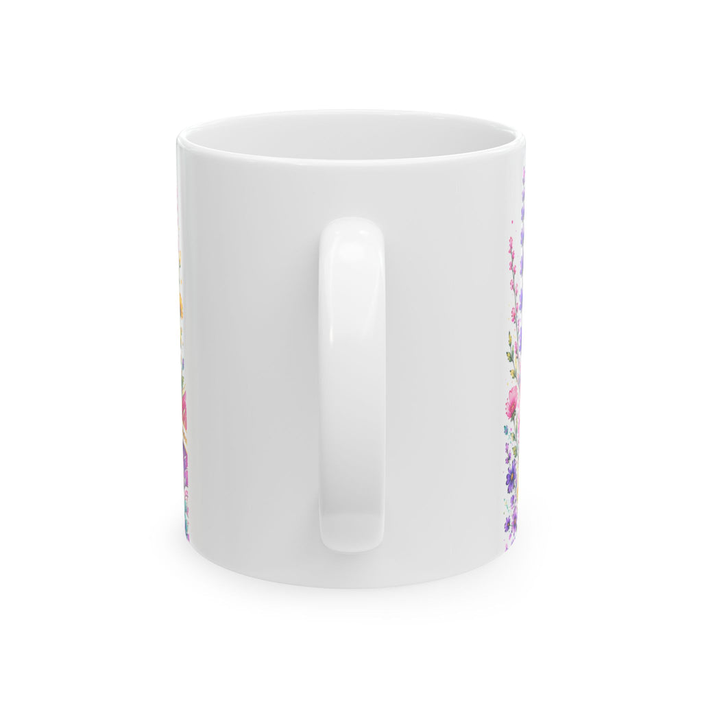 Wildly Hopeful Floral Ceramic Mug — Inspirational Coffee Cup (11oz, 15oz)
