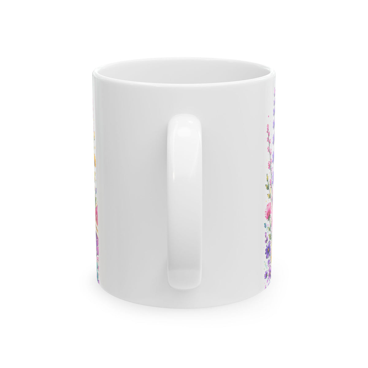 Wildly Hopeful Floral Ceramic Mug — Inspirational Coffee Cup (11oz, 15oz)