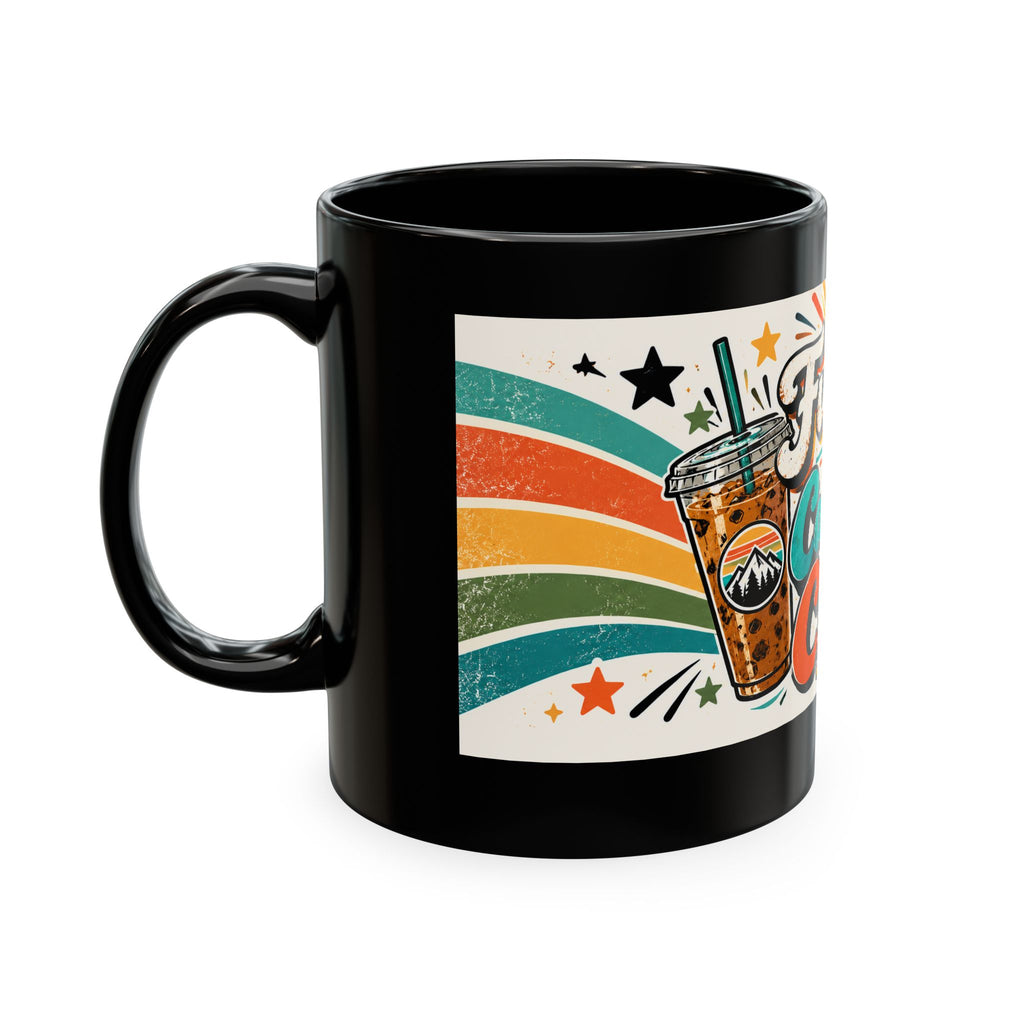 Fueled by Caffeine and Chaos Traditional Ceramic Mug for Coffee lovers, teachers, coaches, counselors, parents