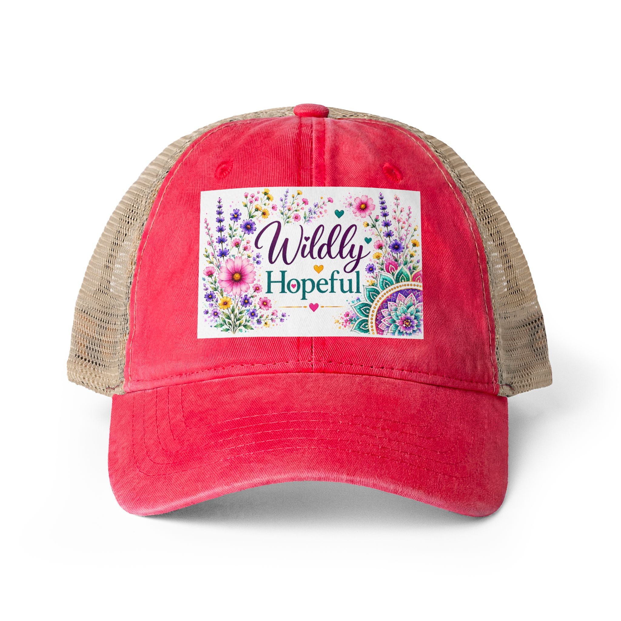 Women's Washed Mesh-Back Cap