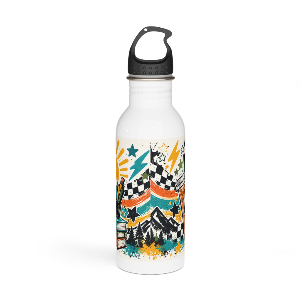 Coffee, Kids, Chaos & Hope Stainless Steel Water Bottle — Funny Teacher/Parent Travel Bottle