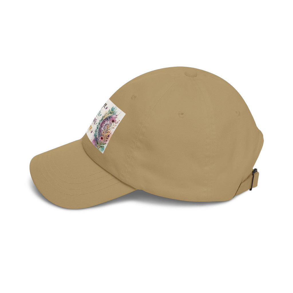 Coffee, Kids, Chaos, Hope Dad Cap — Floral Mom Baseball Hat