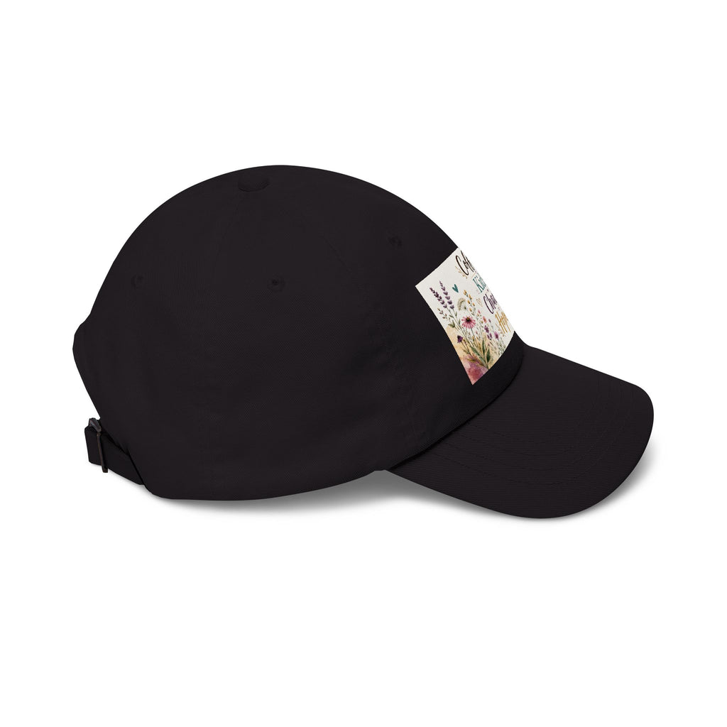 Coffee, Kids, Chaos, Hope Dad Cap — Floral Mom Baseball Hat