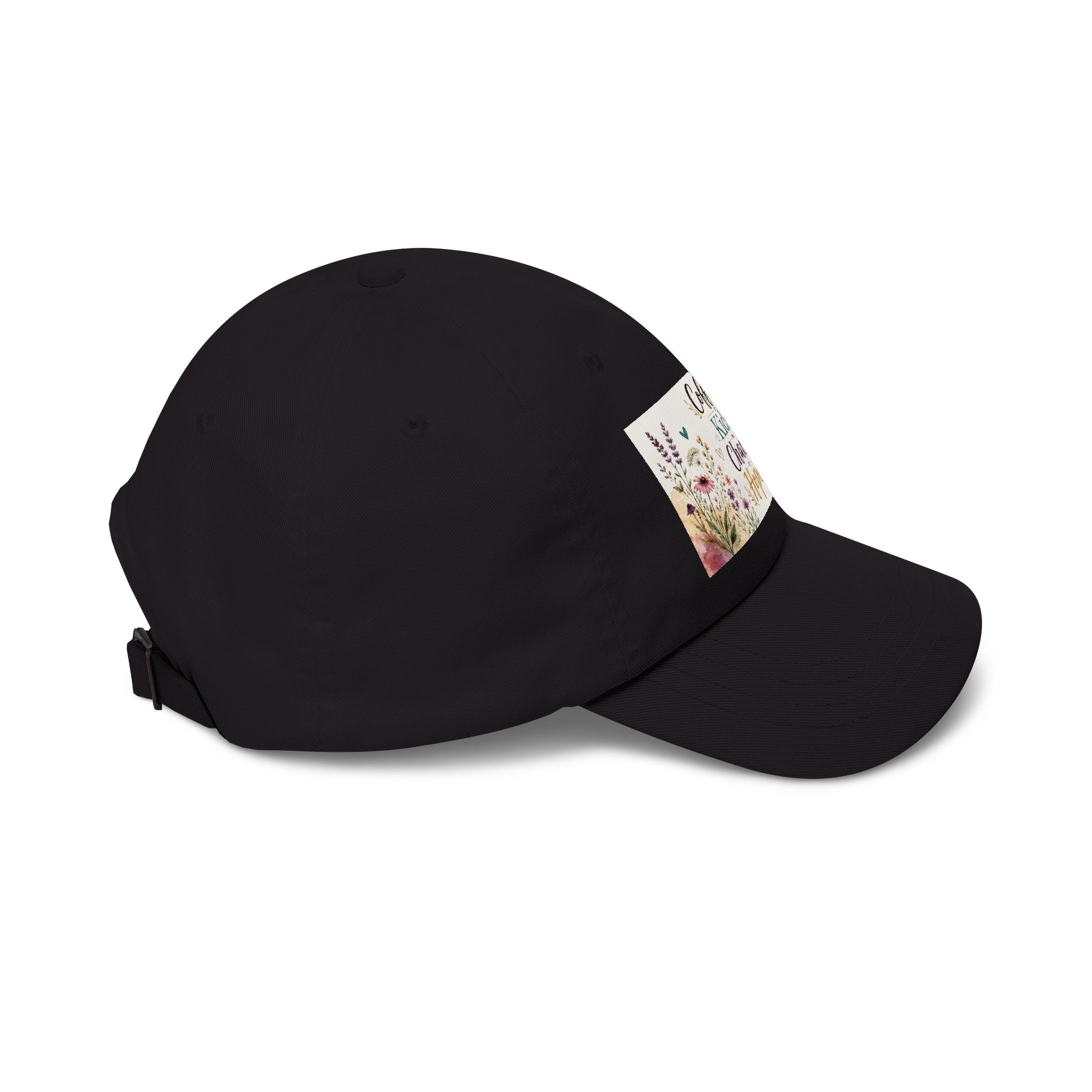 Coffee, Kids, Chaos, Hope Dad Cap — Floral Mom Baseball Hat