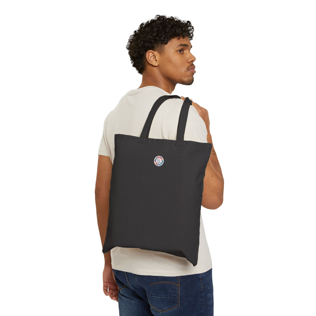 Fueled by Caffeine and Chaos Canvas Tote Bag, Unisex canvas bag for all purposes