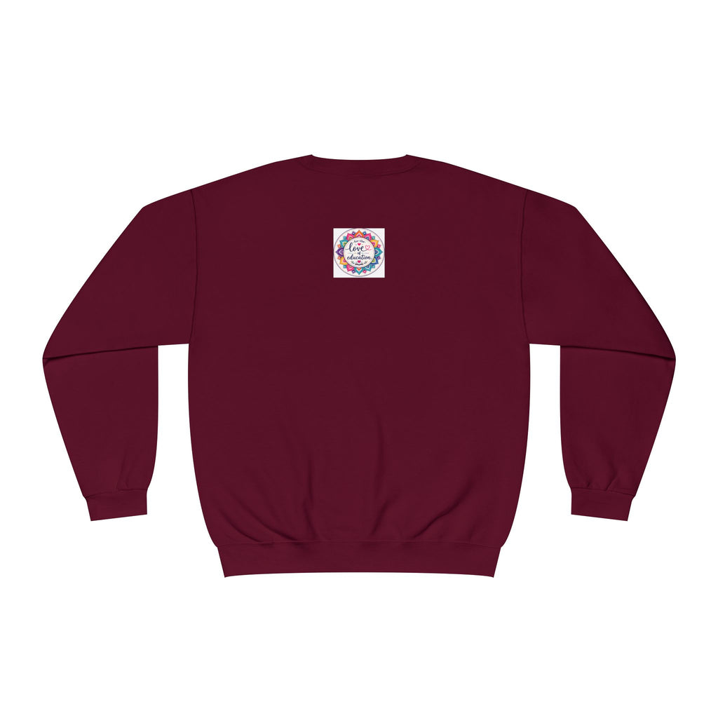 Coffee, Kiddos, Chaos & Hope Crewneck Sweatshirt, Teacher/School Staff/Mom Gift