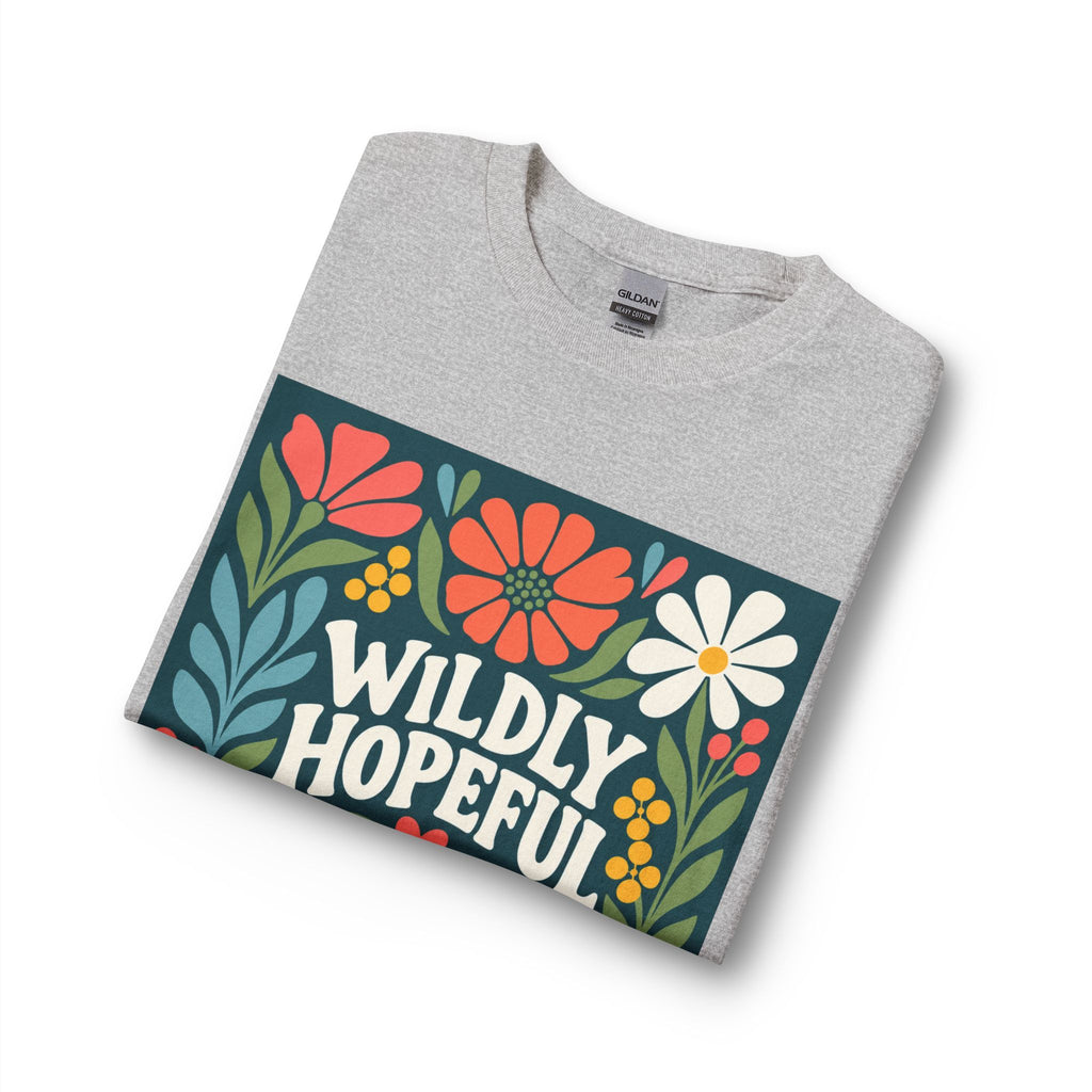Wildly Hopeful Retro Floral Long Sleeve Tee