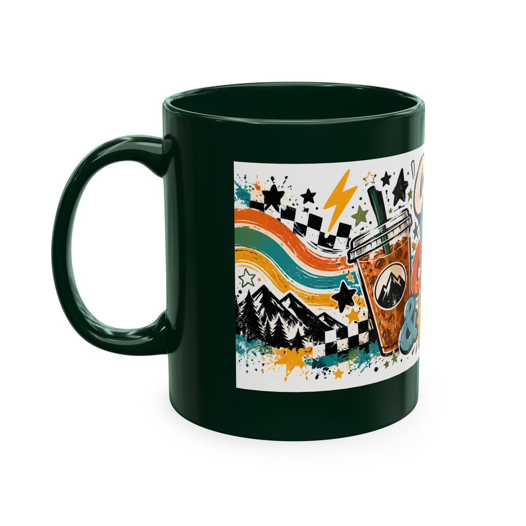Coffee, Kids, Chaos & Hope Ceramic Mug — Funny Dad/Parent/Teacher/Counselor Coffee Cup