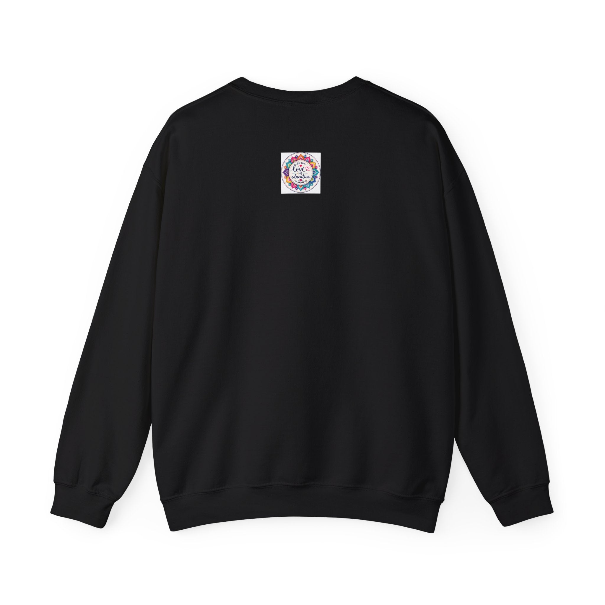 Coffee, Kids, Chaos & Hope Crewneck Sweatshirt — Colorful Educator/Counselor/Mom Life Pullover