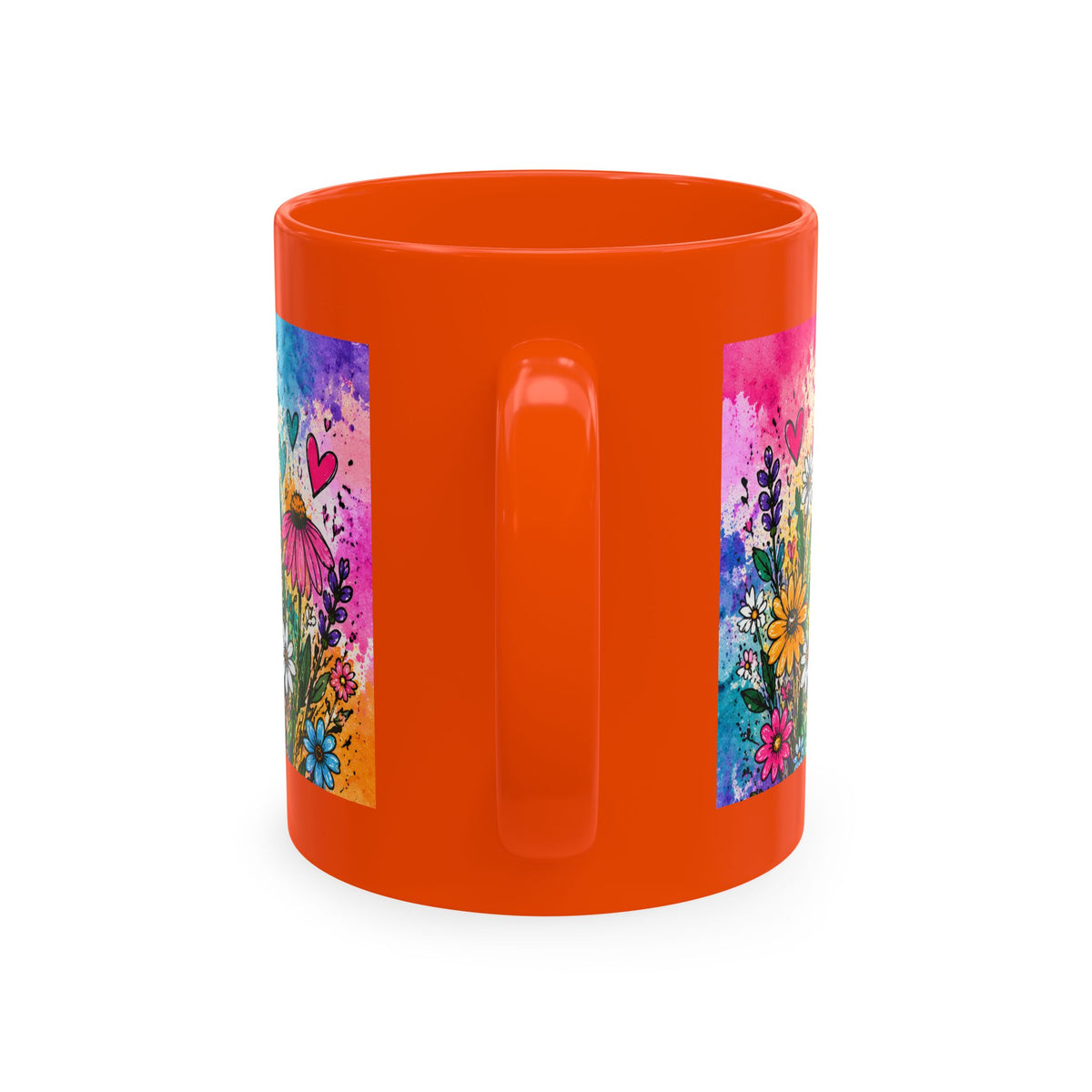 Coffee, Kids, Chaos & Hope Ceramic Mug — Colorful Teacher/Counselor/Principal/Mom Gift