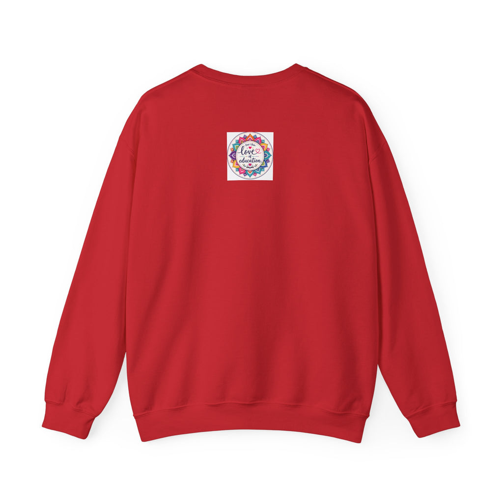 Chaos Coordinator Crewneck Sweatshirt — Funny Teacher/Parent Gift, Problem Solver Floral Graphic