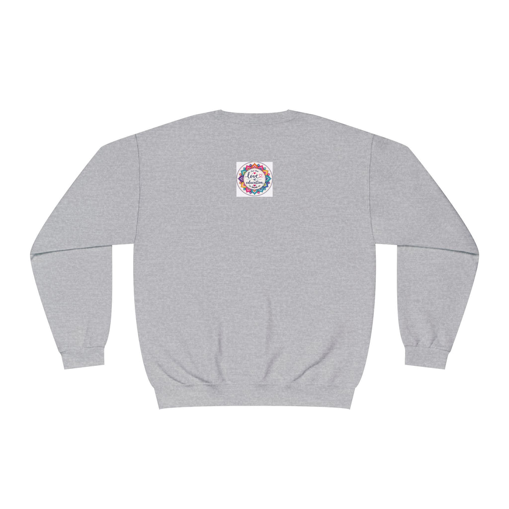 Coffee, Kiddos, Chaos & Hope Crewneck Sweatshirt, Teacher/School Staff/Mom Gift