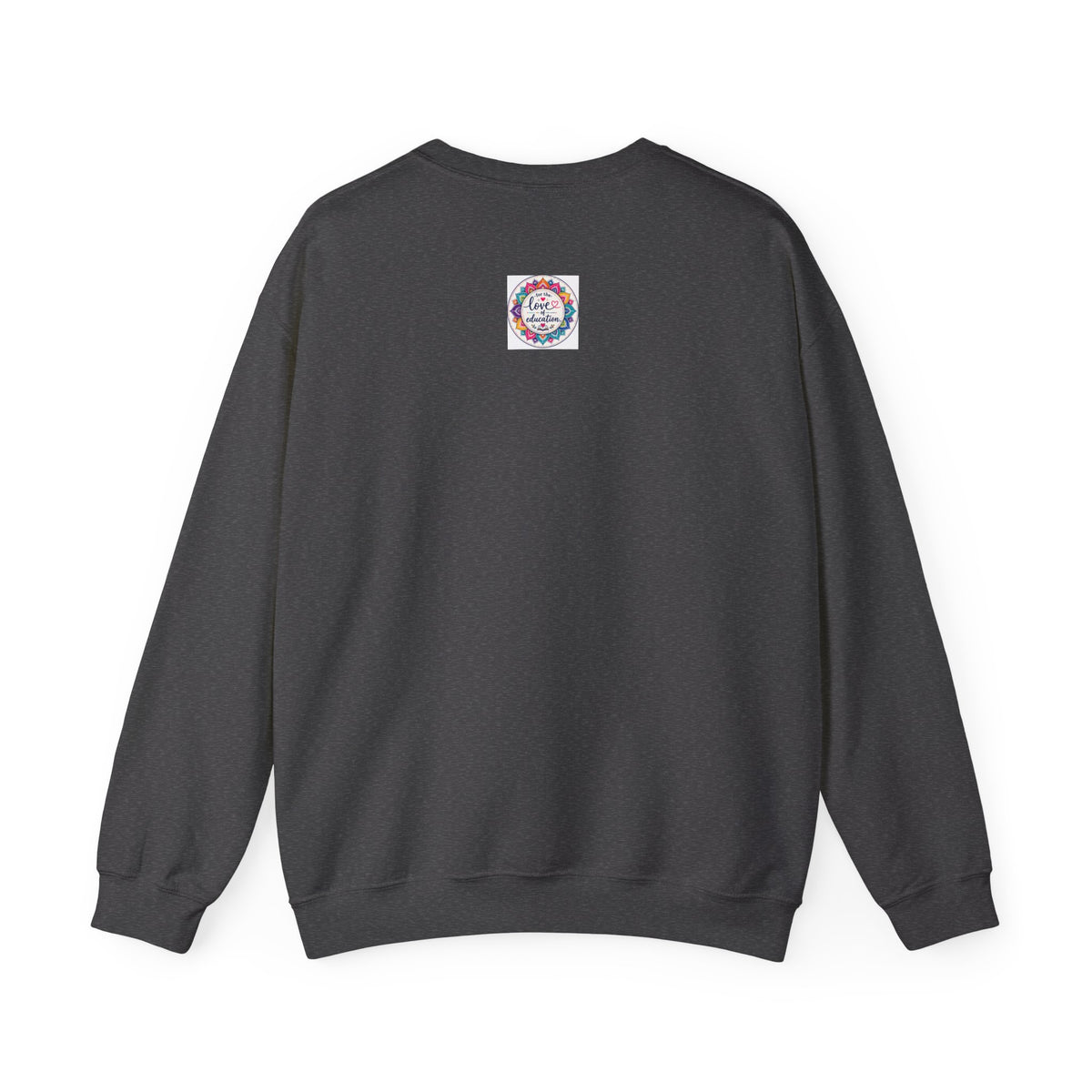 Coffee, Kids, Chaos & Hope Crewneck Sweatshirt — Colorful Educator/Counselor/Mom Life Pullover