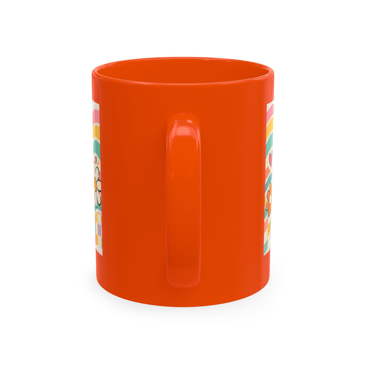 Coffee Kids Chaos & Hope Ceramic Mug — Retro Floral Teacher/Counselor/School Staff/Mom Coffee Cup