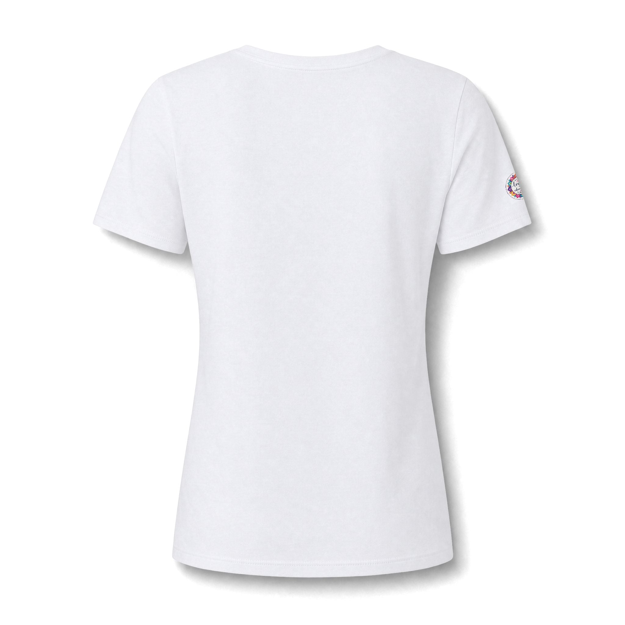 Women's V-Neck Tee - 'Wildly Hopeful' Floral Graphic