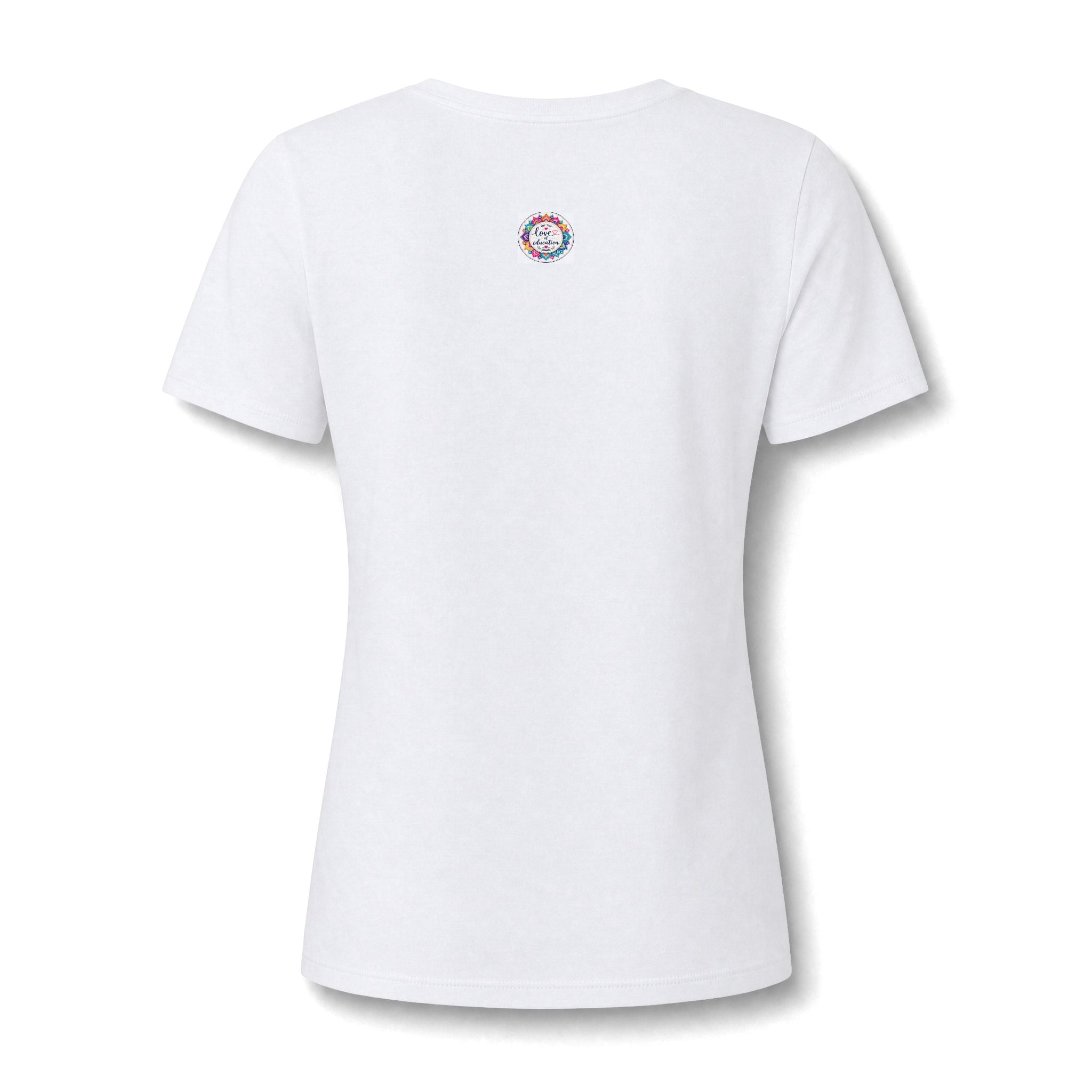 Women's V-Neck Tee - 'Wildly Hopeful' Floral Graphic