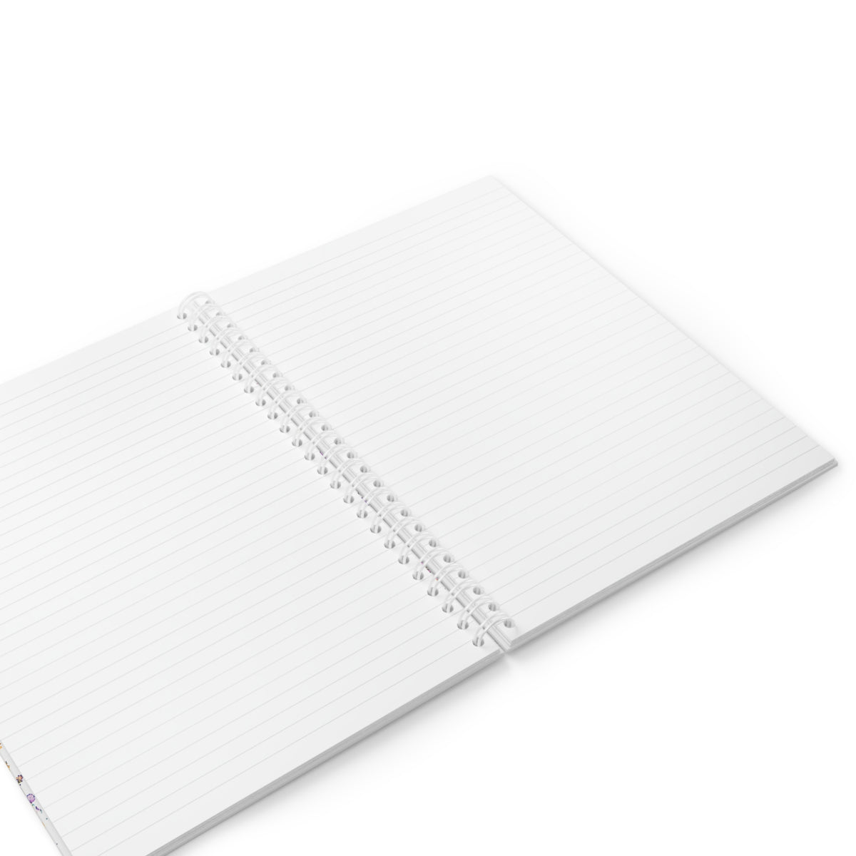 Spiral Notebook — Floral 'Coffee, Kids, Chaos, Hope' Inspirational Journal