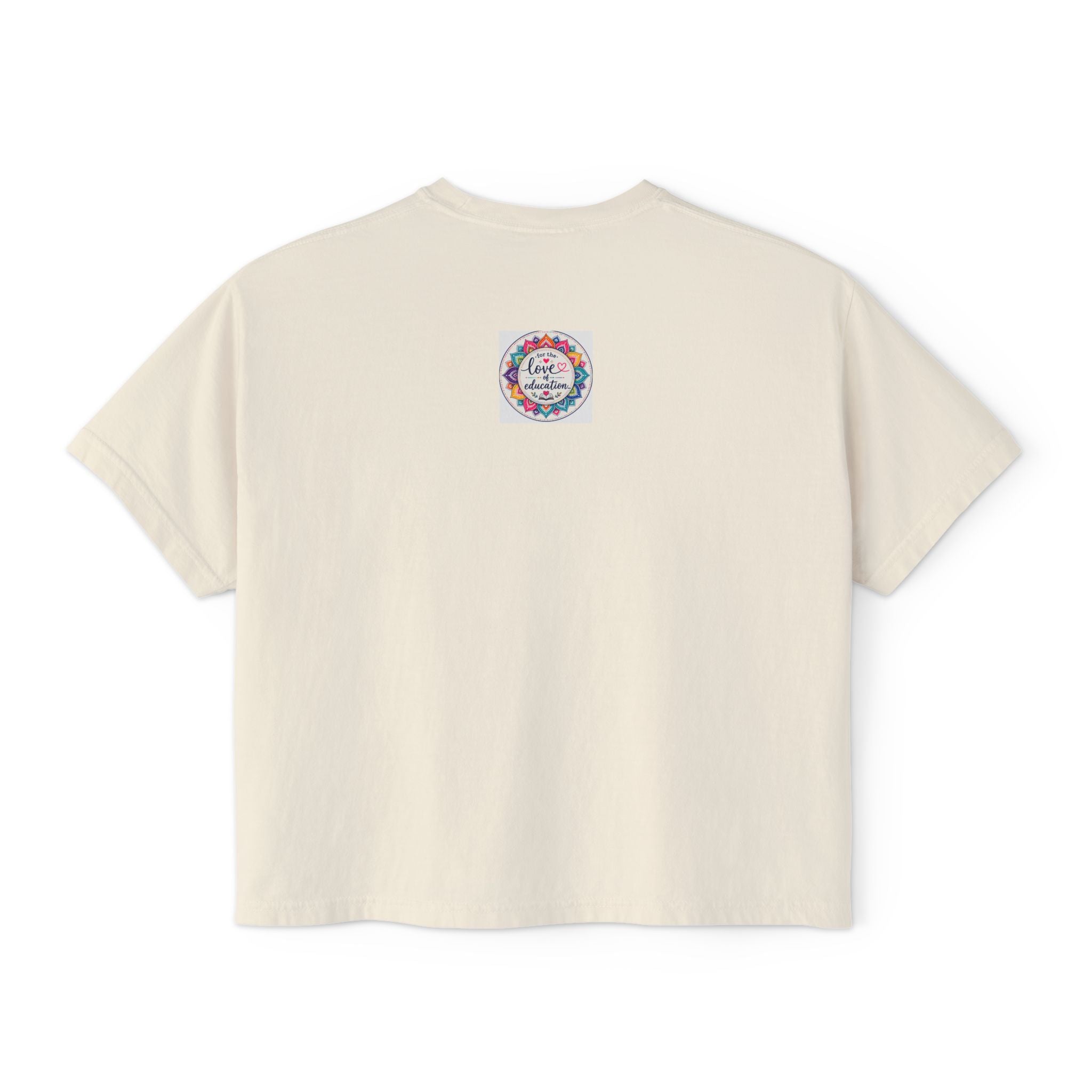 Choose Hope Anyway Boxy Tee — Inspirational Floral Women's Shirt