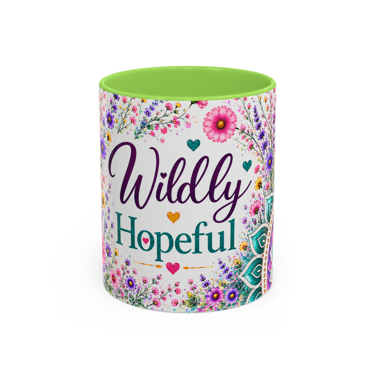 Wildly Hopeful Floral Ceramic Mug (11oz/15oz)