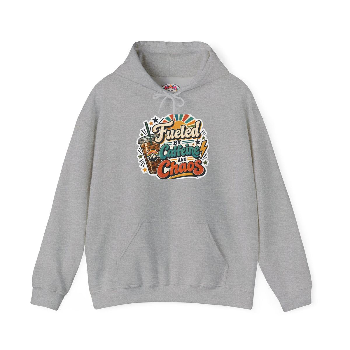 Fueled by Caffeine & Chaos Coffee Lover Unisex Hoodie