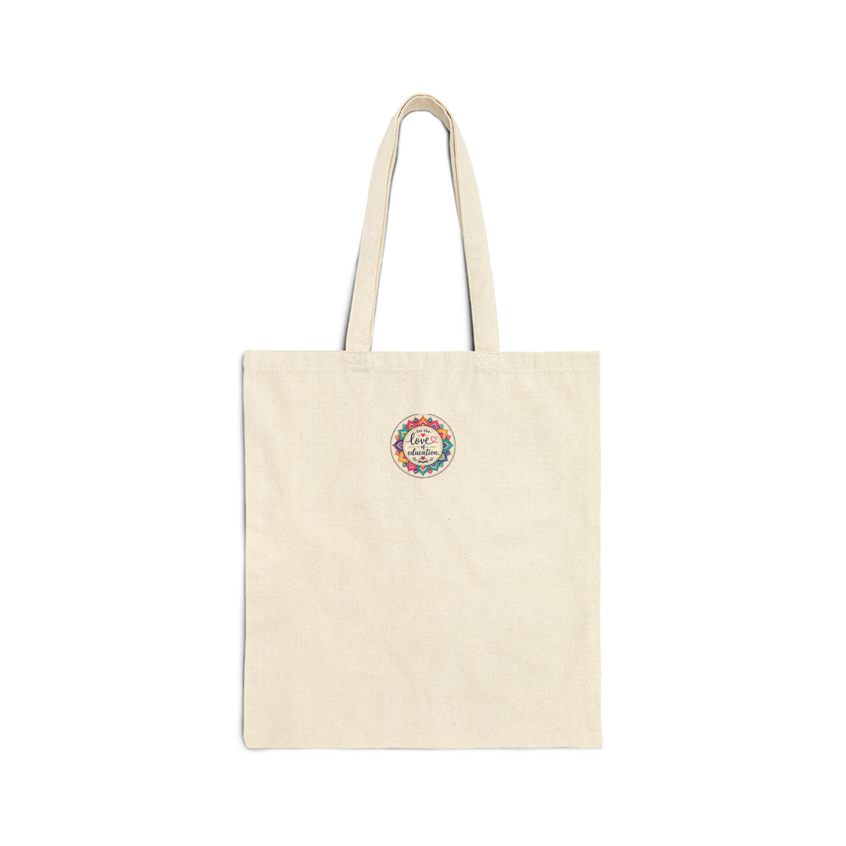 Chaos Coordinator Cotton Tote Bag — Funny Floral Teacher/Parent Organizer Gift
