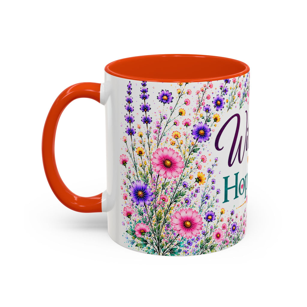 Wildly Hopeful Floral Ceramic Mug (11oz/15oz)
