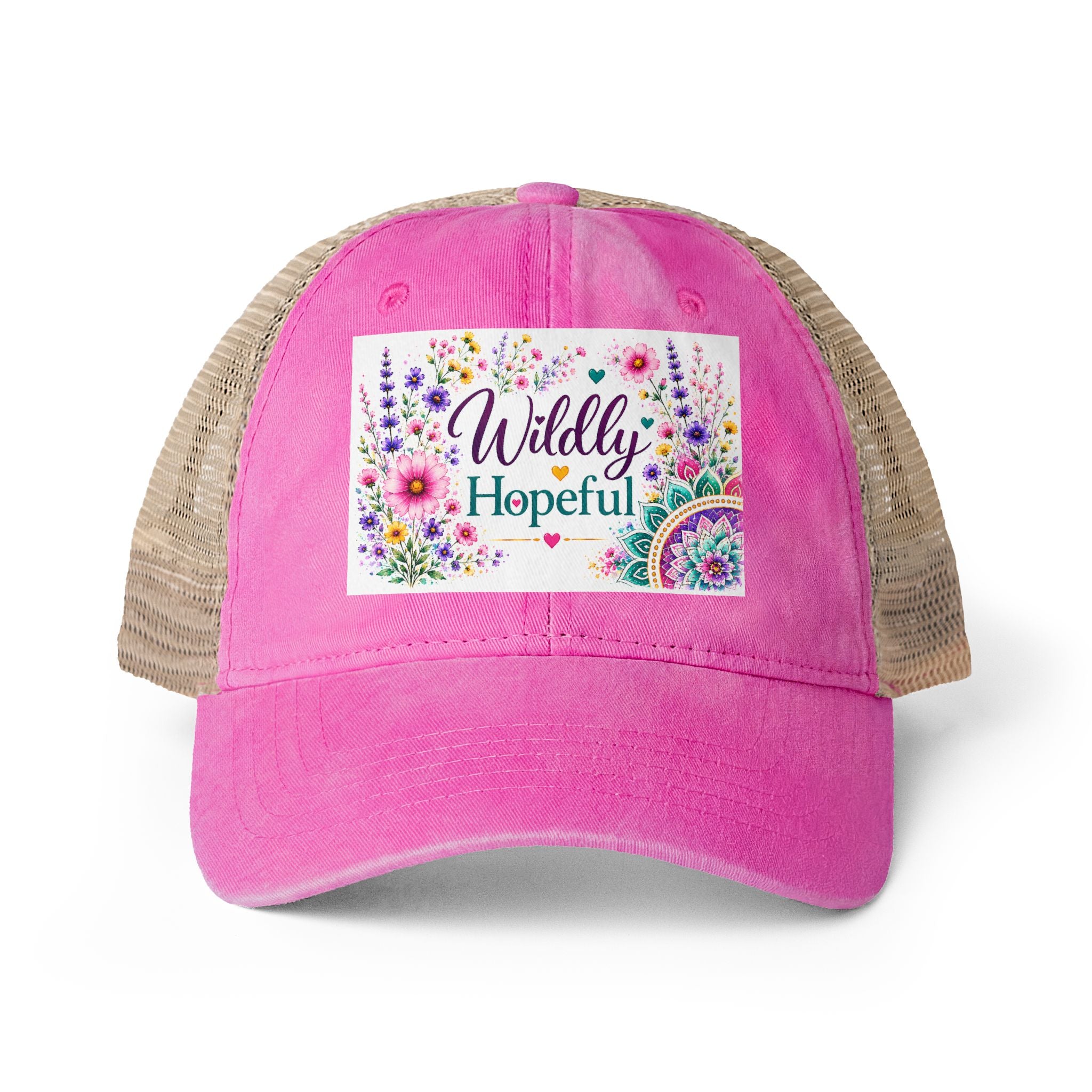 Women's Washed Mesh-Back Cap