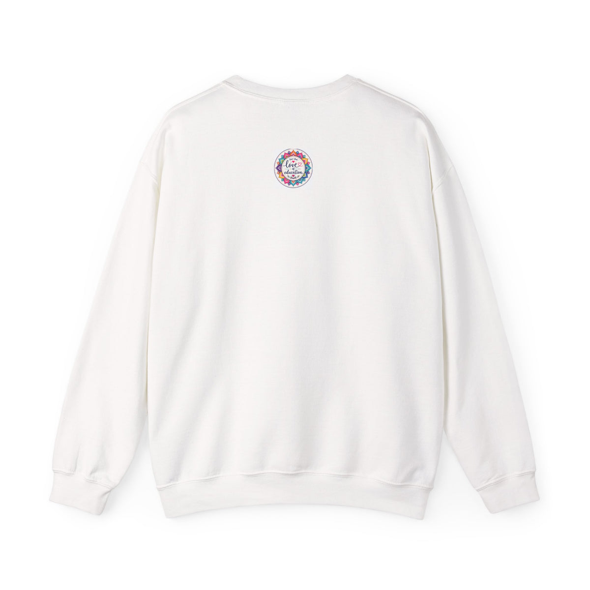 Coffee, Kids, Chaos & Hope Crewneck Sweatshirt — Colorful Educator/Counselor/Mom Life Pullover