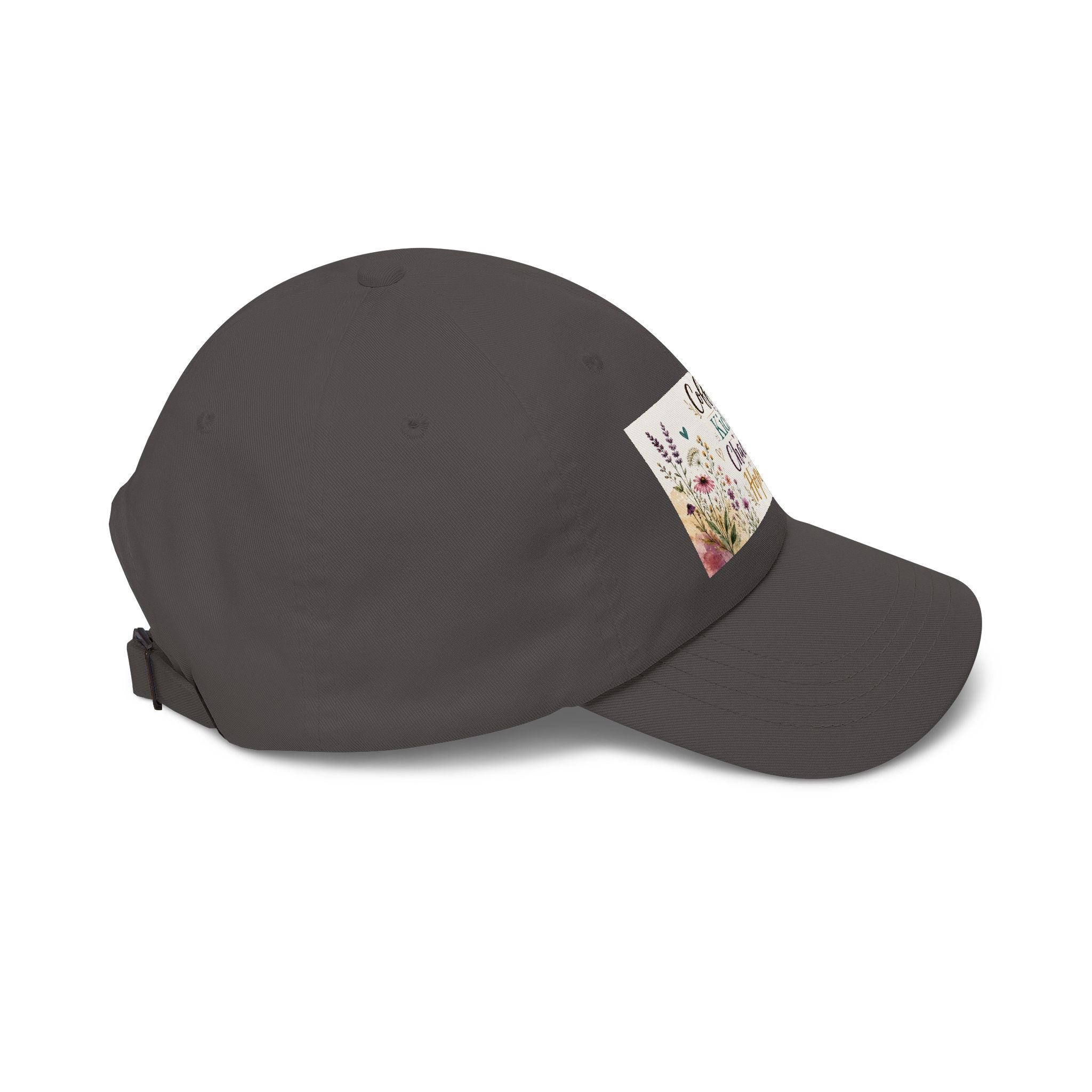 Coffee, Kids, Chaos, Hope Dad Cap — Floral Mom Baseball Hat
