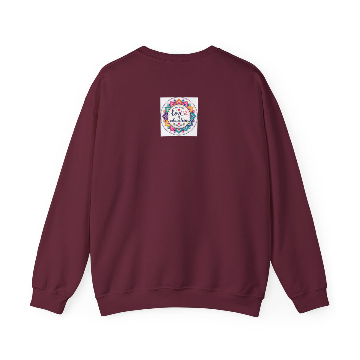 Chaos Coordinator Crewneck Sweatshirt — Funny Floral Educator/Parent Design