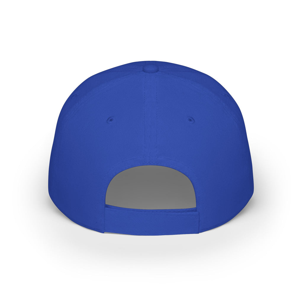 Low Profile Baseball Cap — "Coffee, Kids, Chaos & Hope" Colorful Floral Design