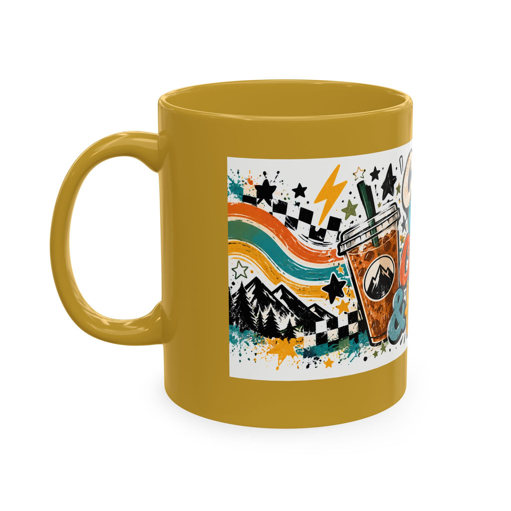 Coffee, Kids, Chaos & Hope Ceramic Mug — Funny Dad/Parent/Teacher/Counselor Coffee Cup