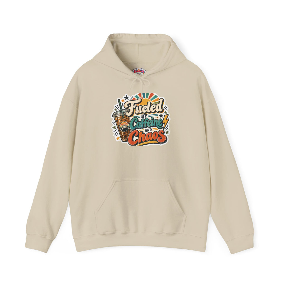 Fueled by Caffeine & Chaos Coffee Lover Unisex Hoodie