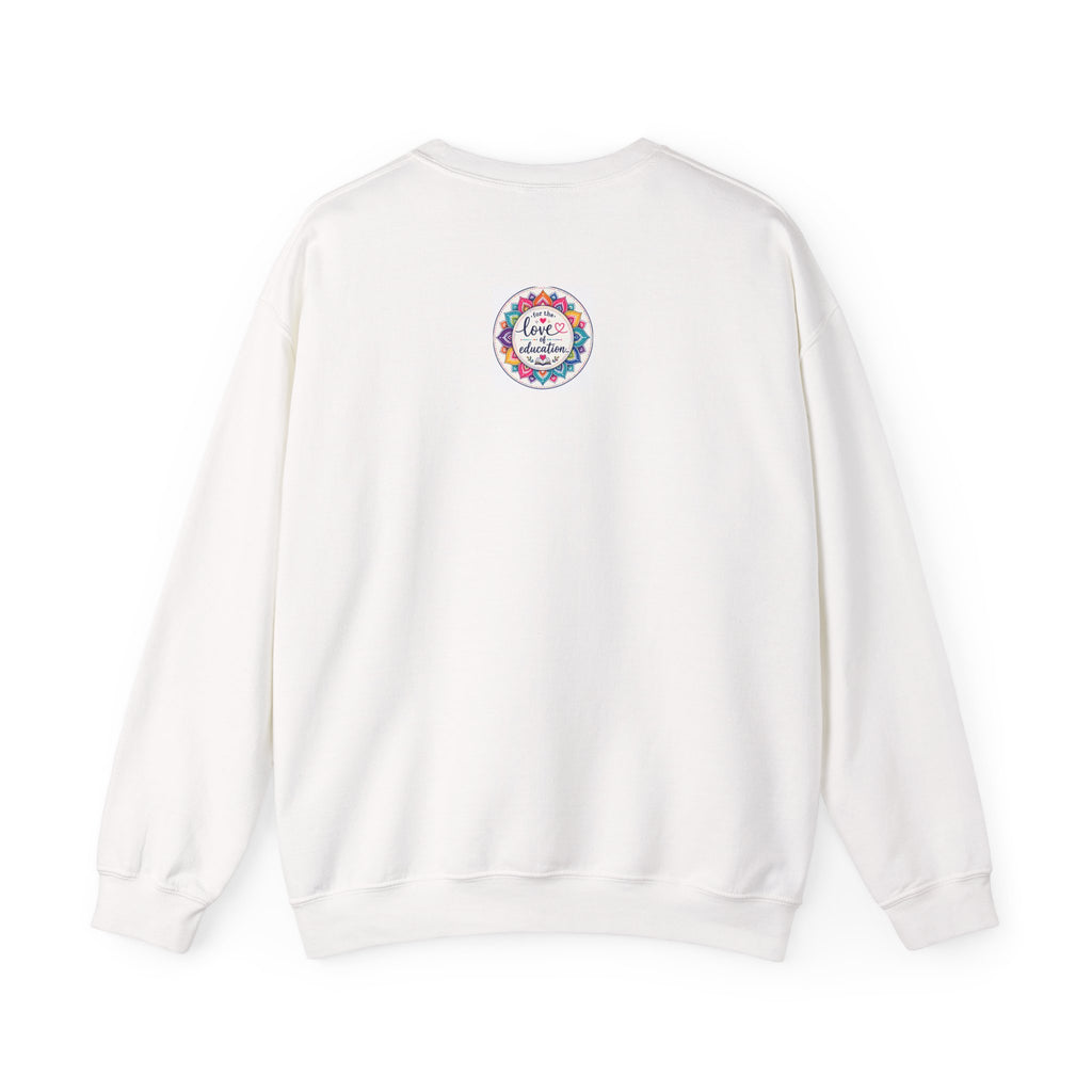 Chaos Coordinator Crewneck Sweatshirt — Funny Teacher/Parent Gift, Problem Solver Floral Graphic