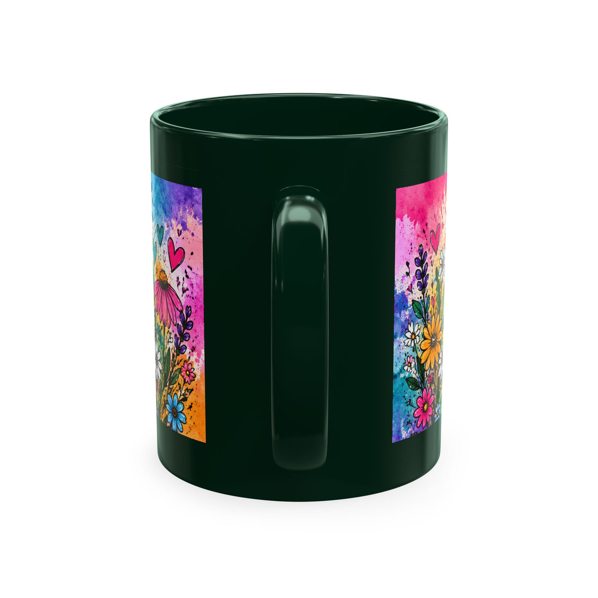 Coffee, Kids, Chaos & Hope Ceramic Mug — Colorful Teacher/Counselor/Principal/Mom Gift