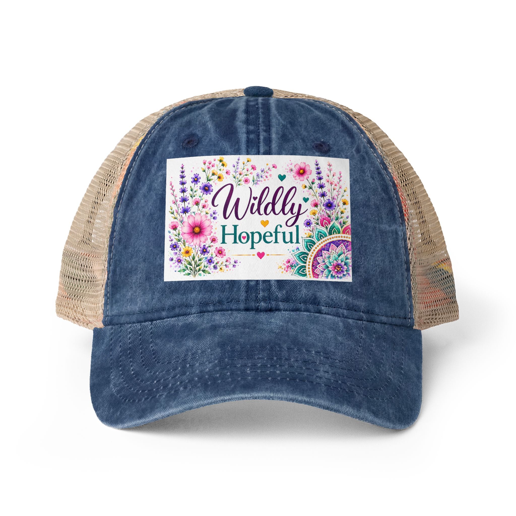 Women's Washed Mesh-Back Cap