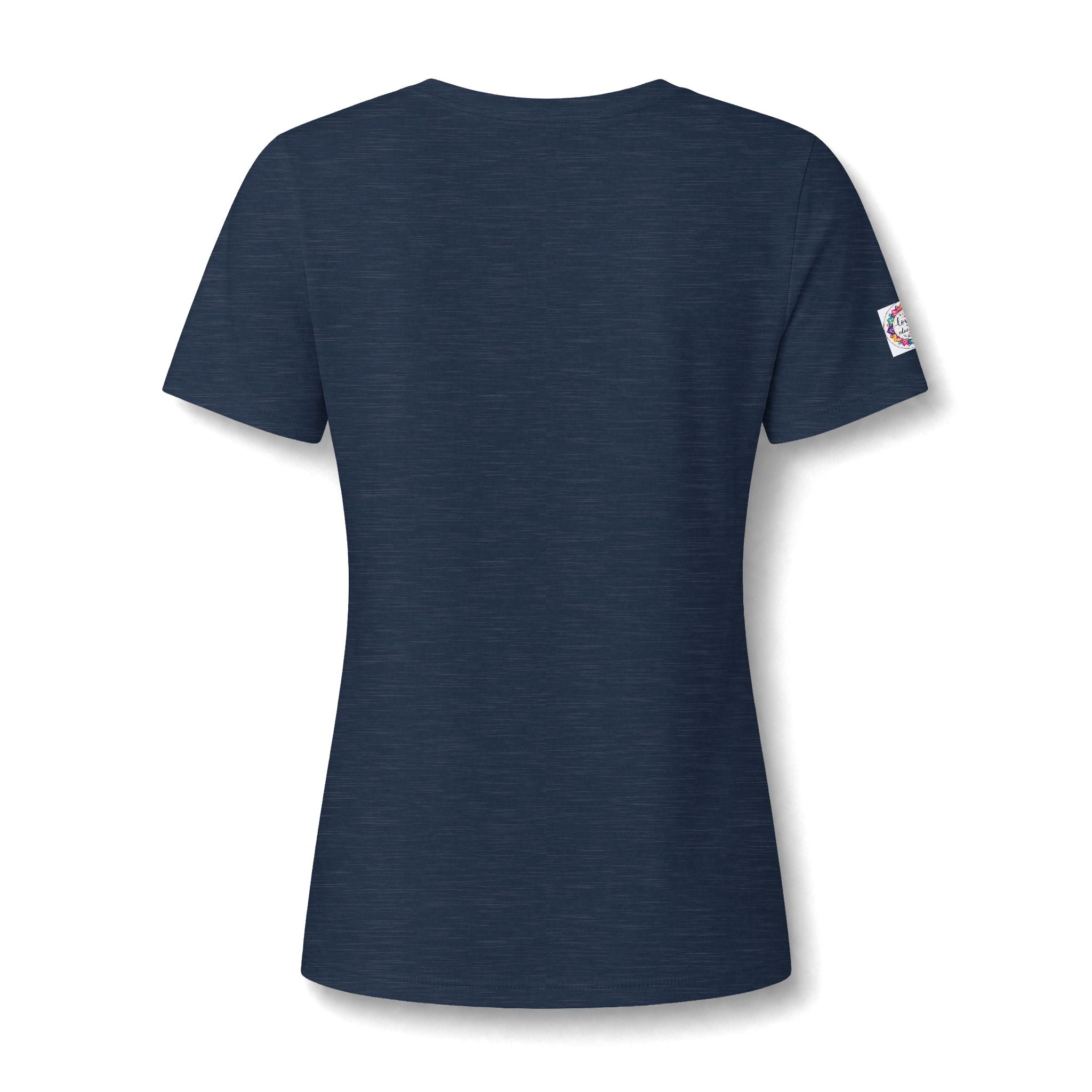 Women's V-Neck Tee - 'Wildly Hopeful' Floral Graphic