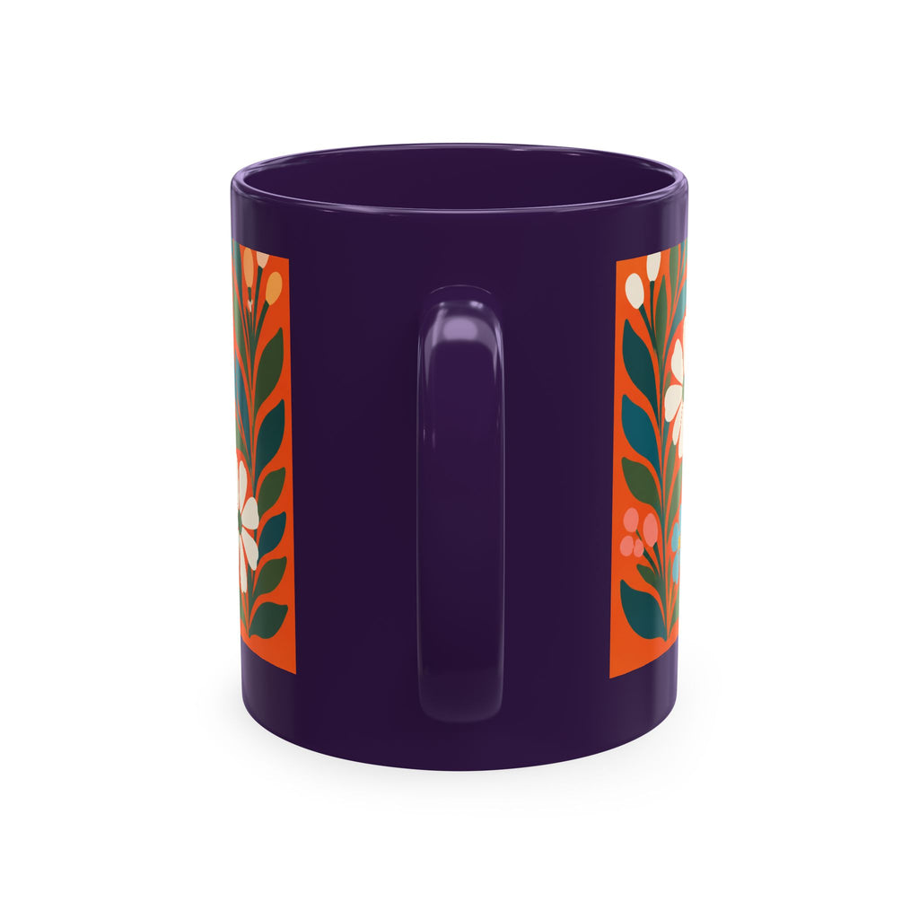 Wildly Hopeful Ceramic Mug — Retro Floral Inspirational Coffee Cup