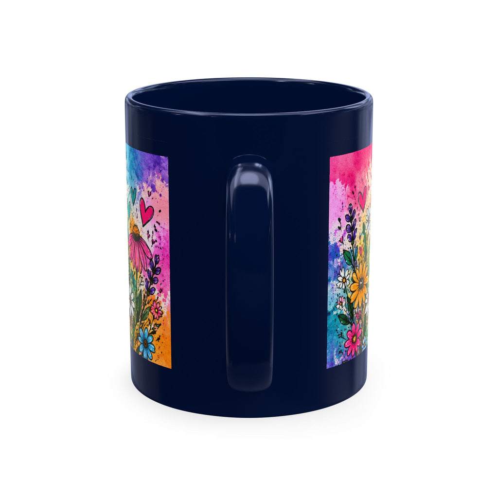 Coffee, Kids, Chaos & Hope Ceramic Mug — Colorful Teacher/Counselor/Principal/Mom Gift