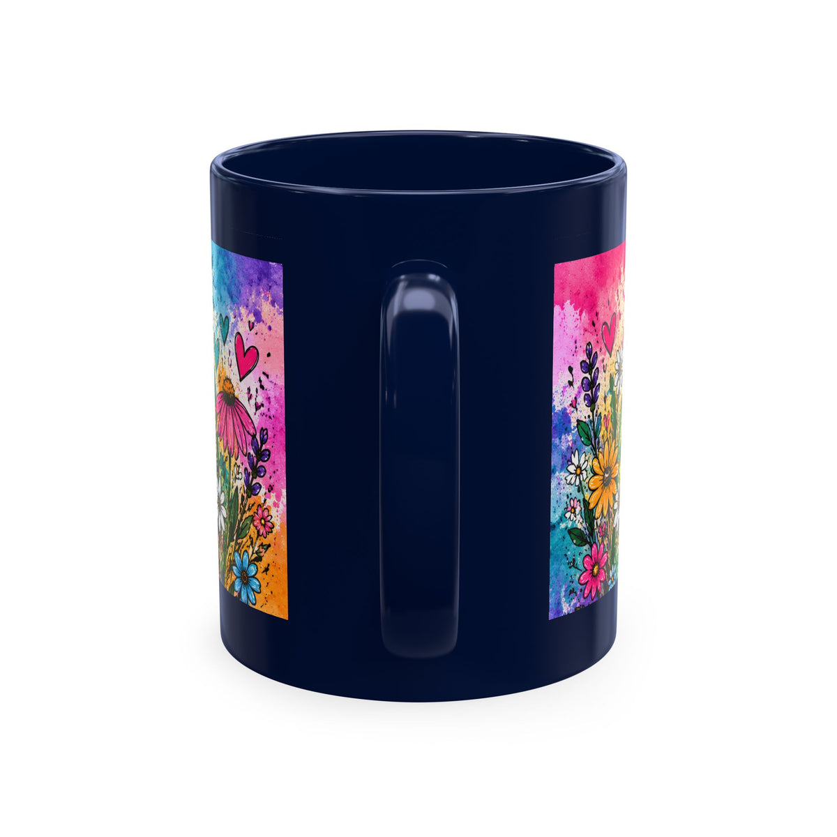 Coffee, Kids, Chaos & Hope Ceramic Mug — Colorful Teacher/Counselor/Principal/Mom Gift