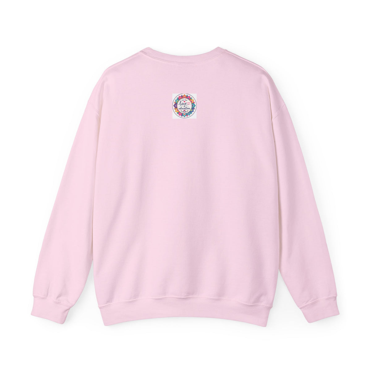 Coffee, Kids, Chaos & Hope Crewneck Sweatshirt — Colorful Educator/Counselor/Mom Life Pullover
