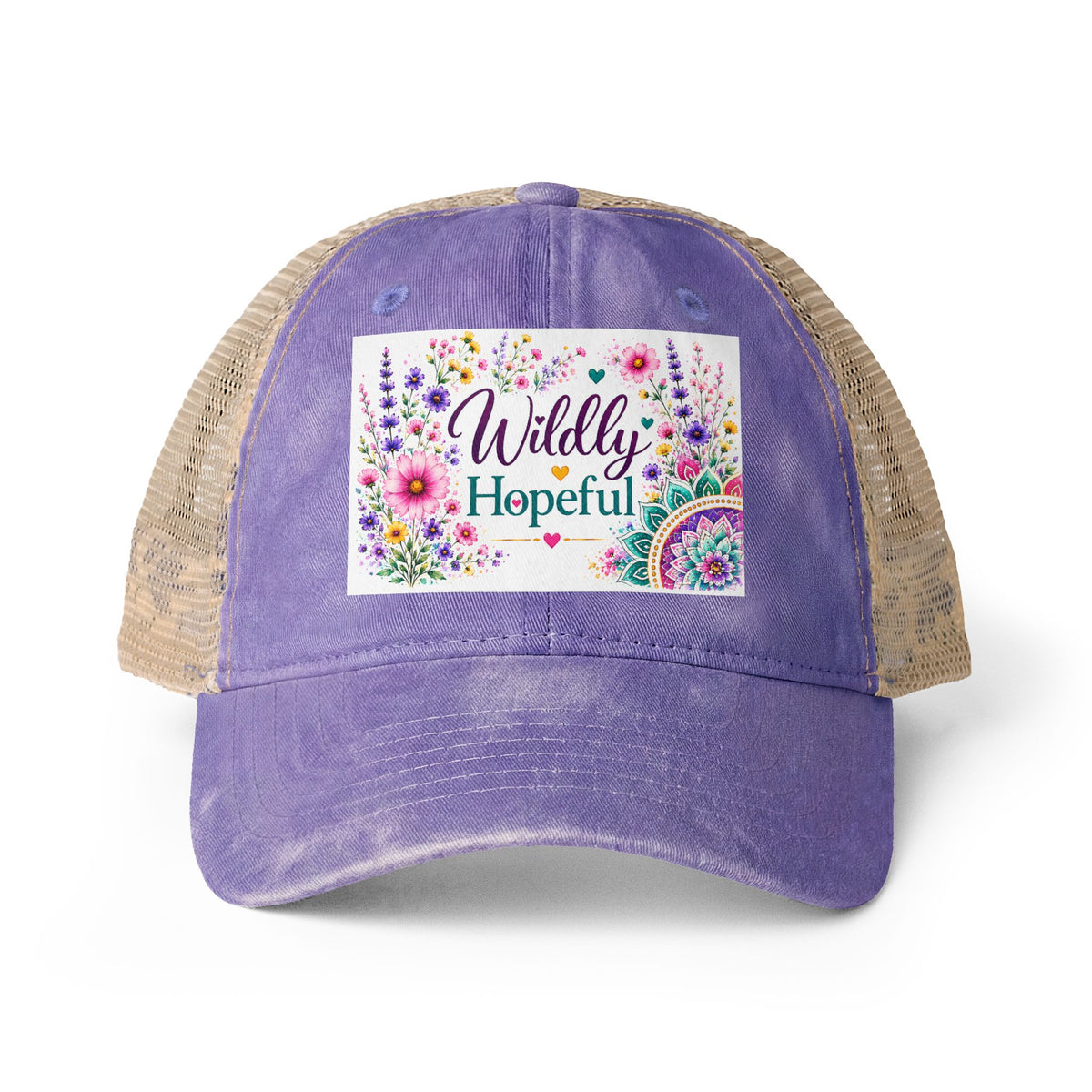 Women's Washed Mesh-Back Cap