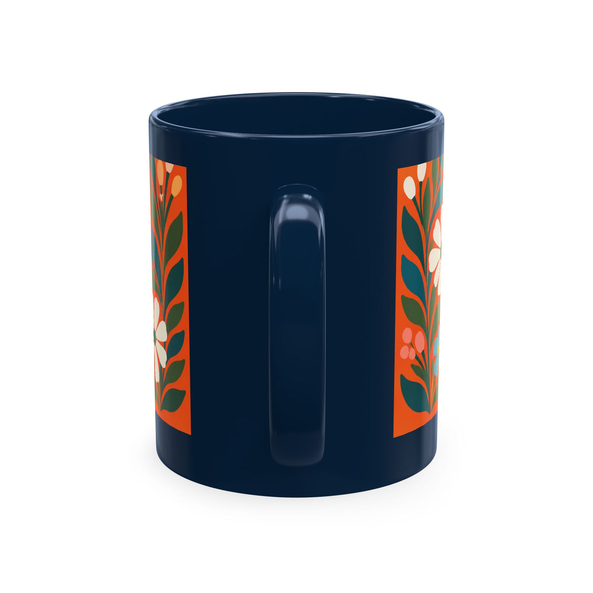 Wildly Hopeful Ceramic Mug — Retro Floral Inspirational Coffee Cup