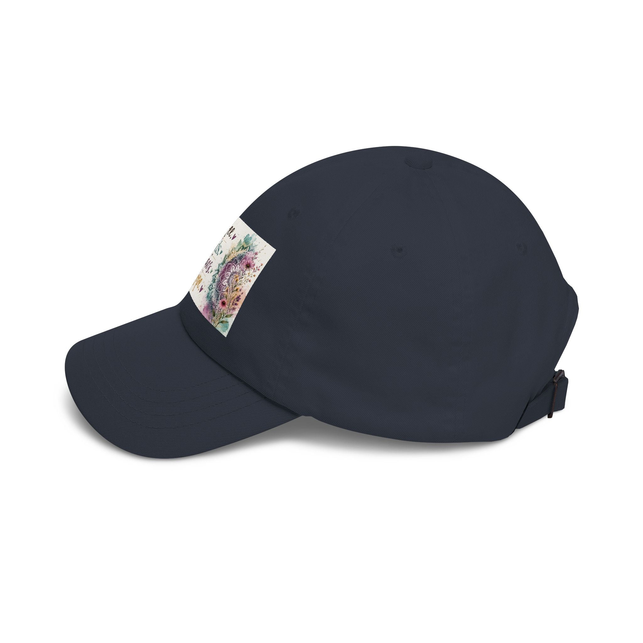 Coffee, Kids, Chaos, Hope Dad Cap — Floral Mom Baseball Hat