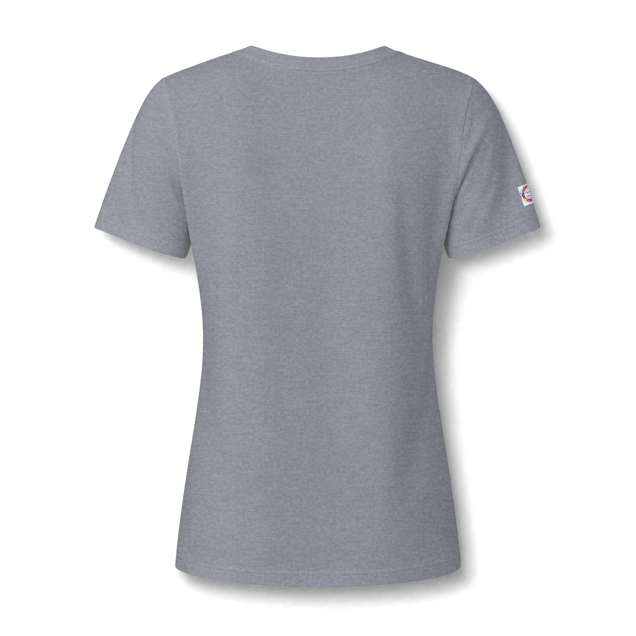 Choose Joy V-Neck Tee — Women's Floral Mandala Inspirational Shirt