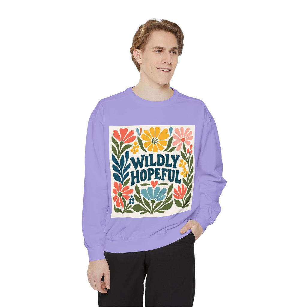 Wildly Hopeful Floral Sweatshirt, Mutiple Trendy Colors