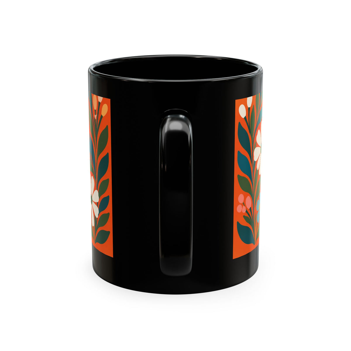 Wildly Hopeful Ceramic Mug — Retro Floral Inspirational Coffee Cup
