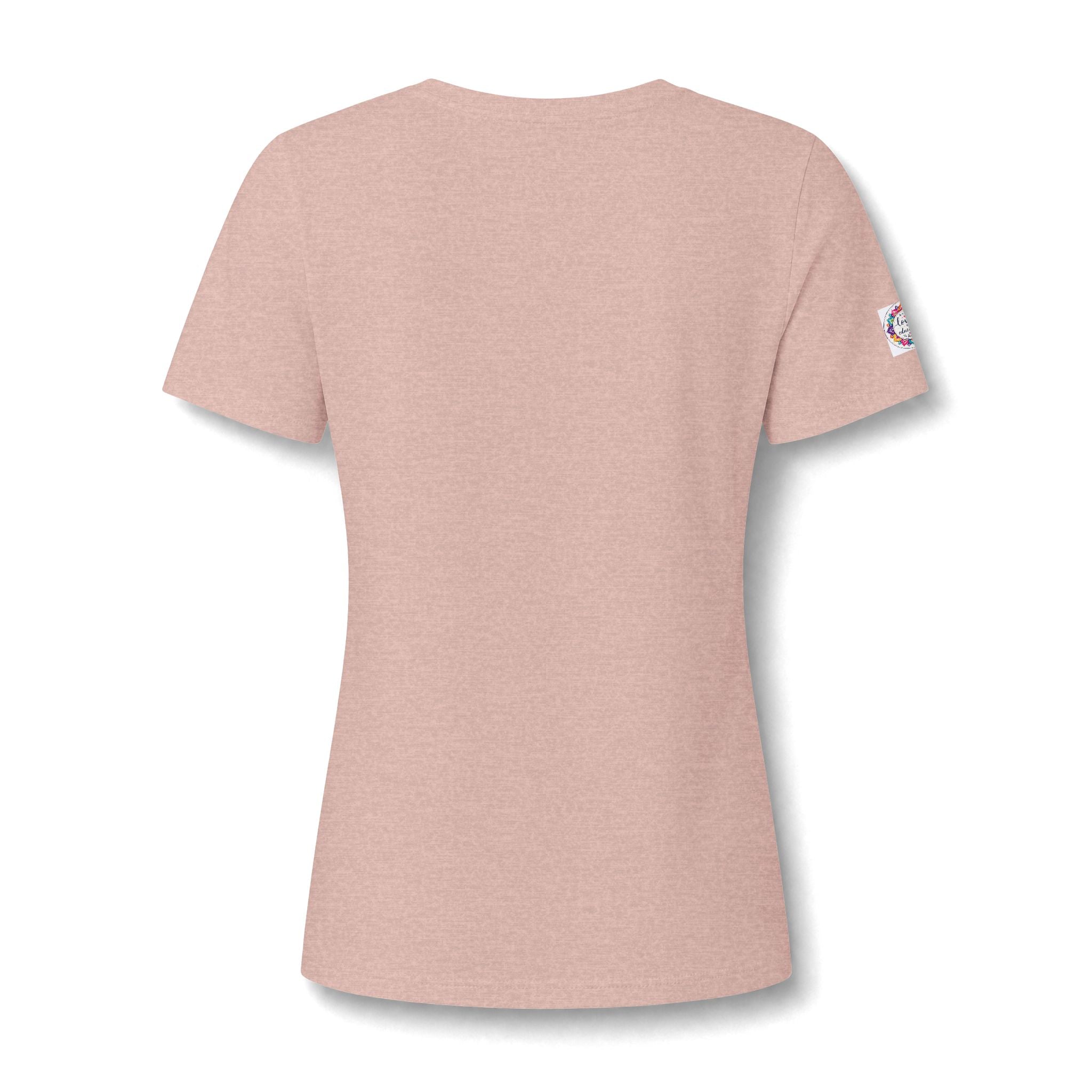 Women's V-Neck Tee - 'Wildly Hopeful' Floral Graphic