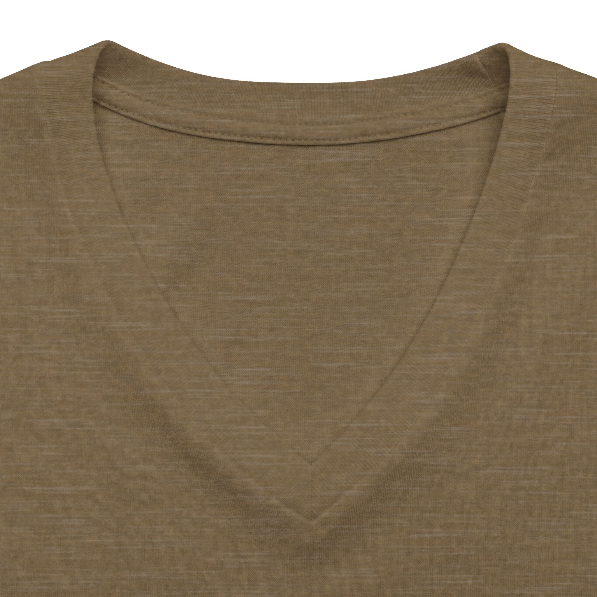 Women's V-Neck Tee - 'Wildly Hopeful' Floral Graphic