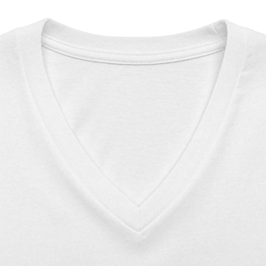 Women's V-Neck Tee - 'Wildly Hopeful' Floral Graphic